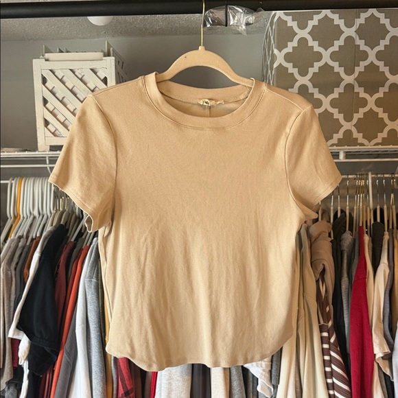 Madewell Ribbed Tee Large (Re)Generative - Picture 3 of 5